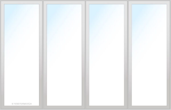 Drutex PVC HS Tür 3000 x 1400 (Gesamt mit Zusätzen: B 3000 x H 1400 ) Innen: Weiss (ohne Dekorfarbe) Aussen: Macore (3162002)