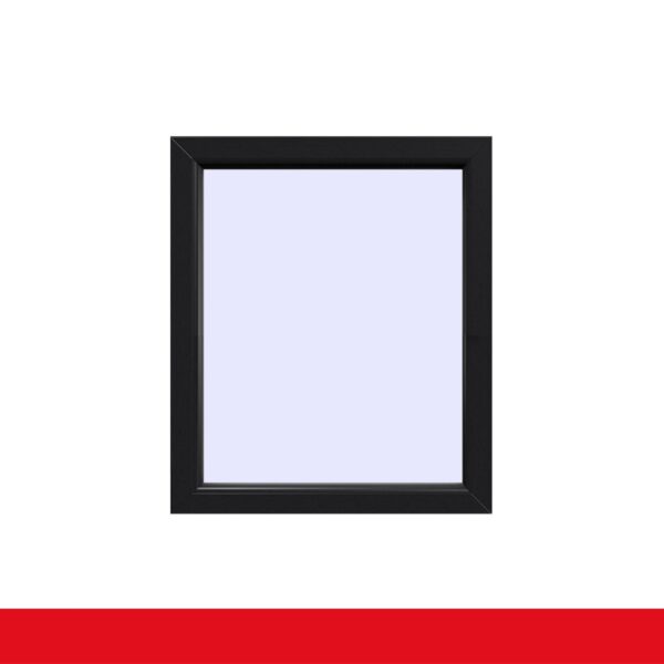 Festverglasung einflügeliges Fenster | Anthrazitgrau beidseitig