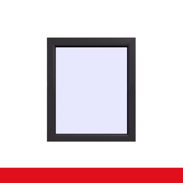 Festverglasung Rahmen Crown Platin