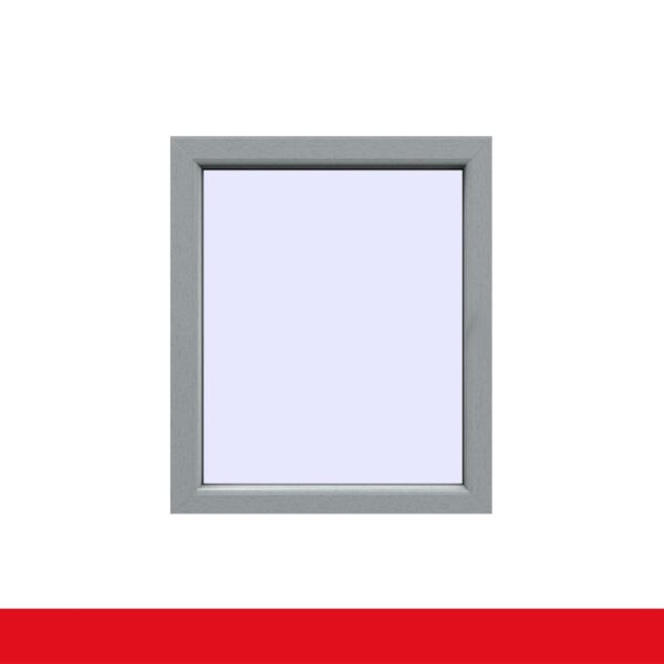 Festverglasung einflügeliges Fenster | Grau
