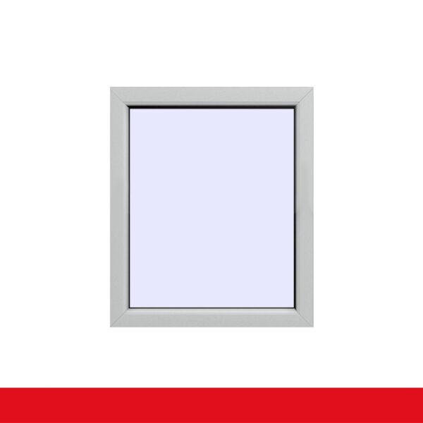 Festverglasung einflügeliges Fenster | Lichtgrau