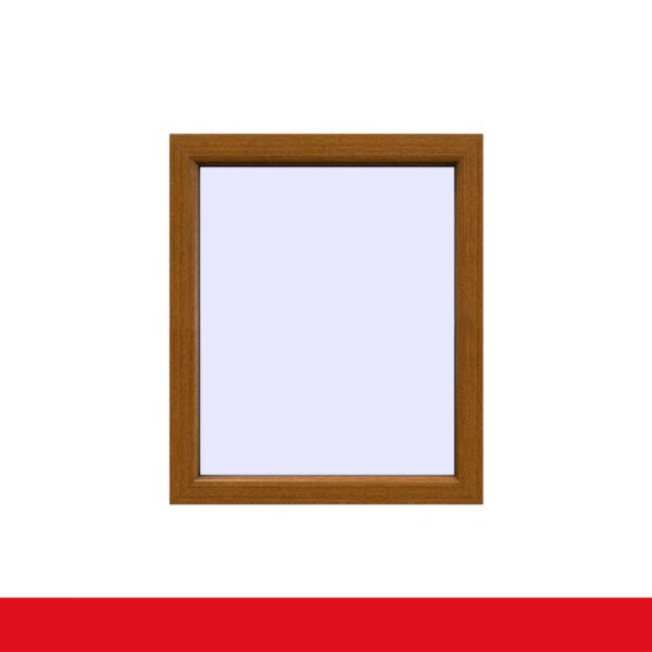 Festverglasung einflügeliges Fenster | Streifen Douglasie