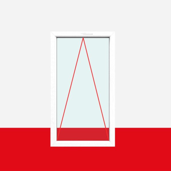 Kipp Fenster Streifen 1 flg. Kipp Kunststofffenster (ohne Dreh)