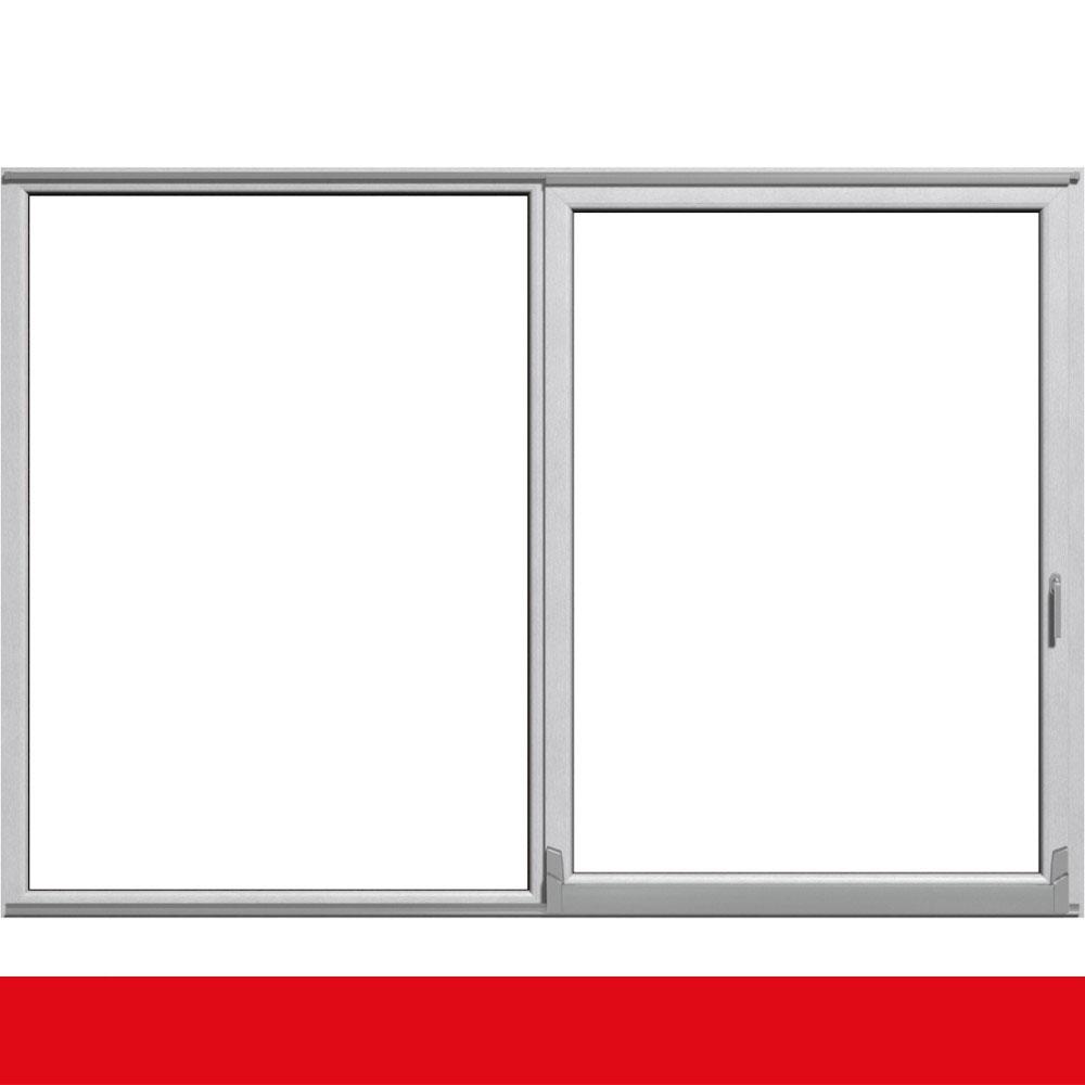 Parallel Schiebe Kipp Schiebetür PSK Kunststoff Aluminium Gebürstet beidseitig