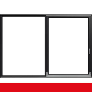 Parallel Schiebe Kipp Schiebetür PSK Kunststoff Anthrazitgrau