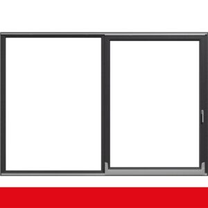 Parallel Schiebe Kipp Schiebetür PSK Kunststoff Crown Platin beidseitig