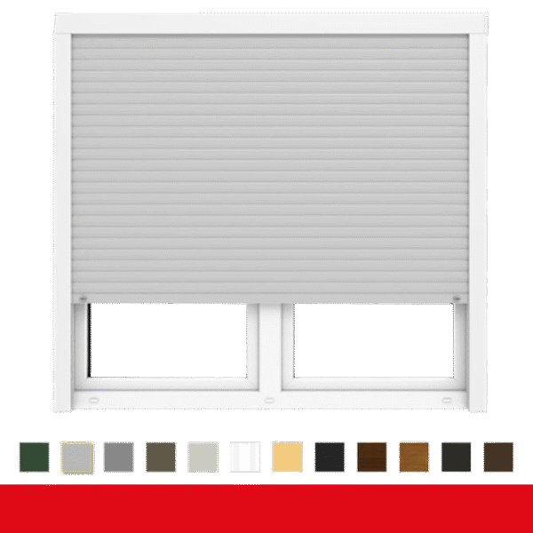 Iglo 5 Classic 2. flg. (Pfosten) Fenster mit Aufsatzrollladen (B=1200-2400 / H=1350)