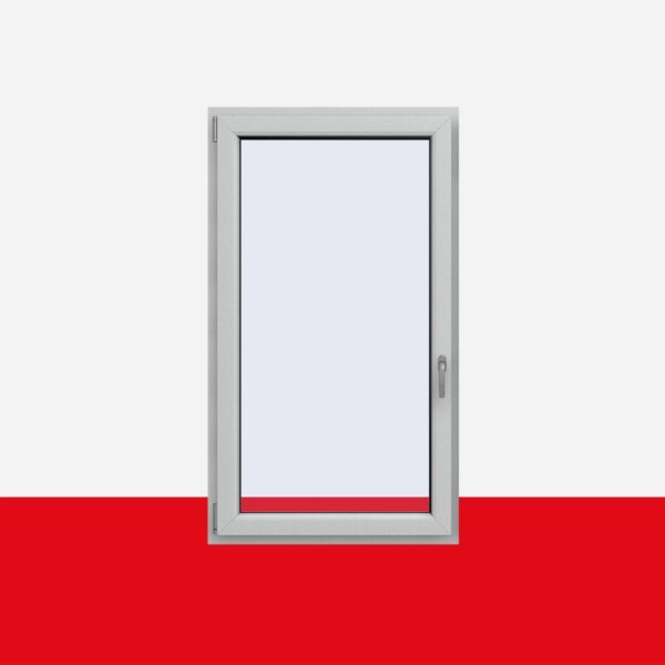 Kunststofffenster Lichtgrau (Innen und Außen) Dreh Kipp Fenster 1 flg.