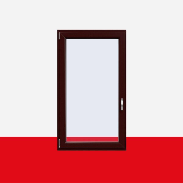 Kunststofffenster Braun Maron (Innen und Außen) Dreh Kipp Fenster 1 flg.