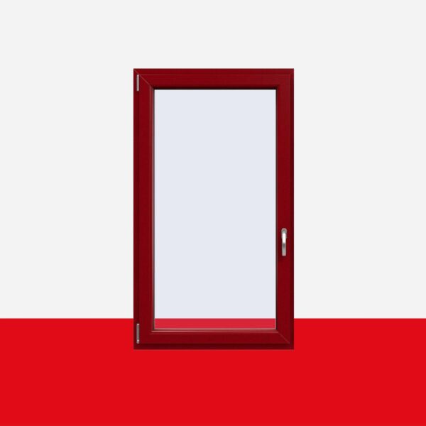 Kunststofffenster Dunkel Rot (Innen und Außen) Dreh Kipp Fenster 1 flg.