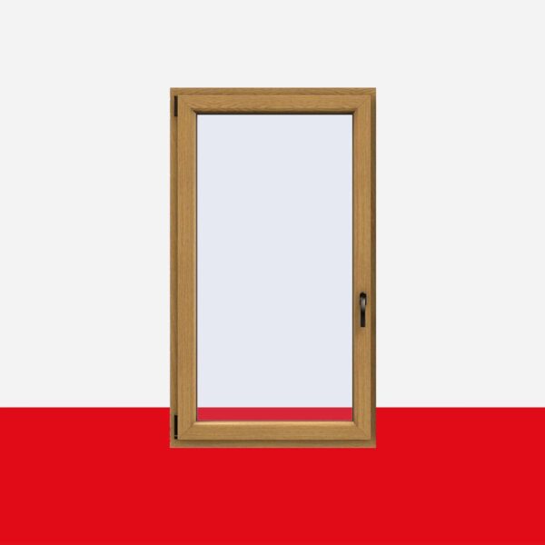 Kunststofffenster Eiche Natur (Innen und Außen) Dreh Kipp Fenster 1 flg.