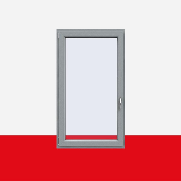 Kunststofffenster Grau (Innen und Außen) Dreh Kipp Fenster 1 flg.