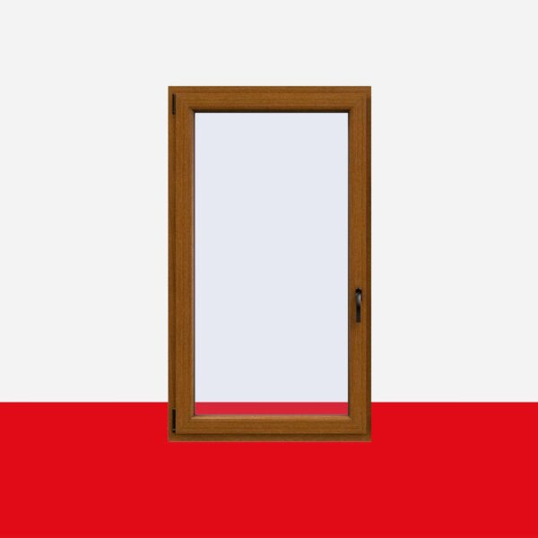 Kunststofffenster Streifen Douglasie (Innen und Außen) Dreh Kipp Fenster 1 flg.
