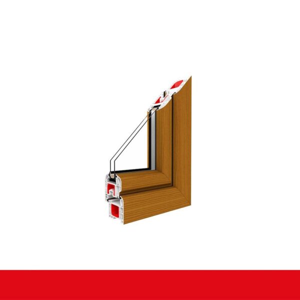 Kellerfenster Bergkiefer 4 Sicherheitspilzzapfen abschließbarer Griff / Dreh/Kipp