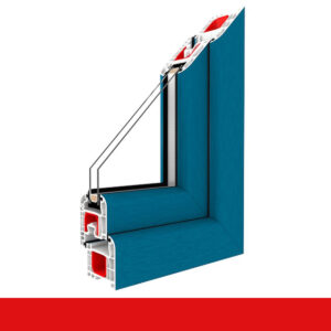 Wintergartenfenster Brillantblau - Dreh-Kipp Fenster 2-fach / 3-fach Glas