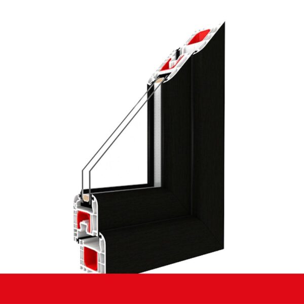 Kellerfenster Schwarzbraun