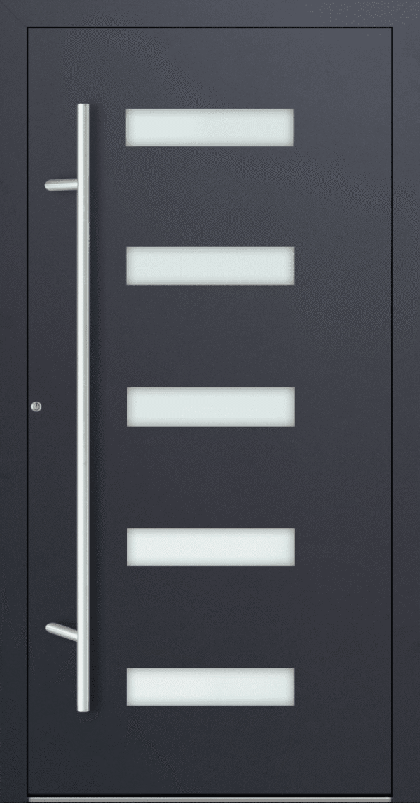 Premium Aluminium Haustür FM75 Modell 11