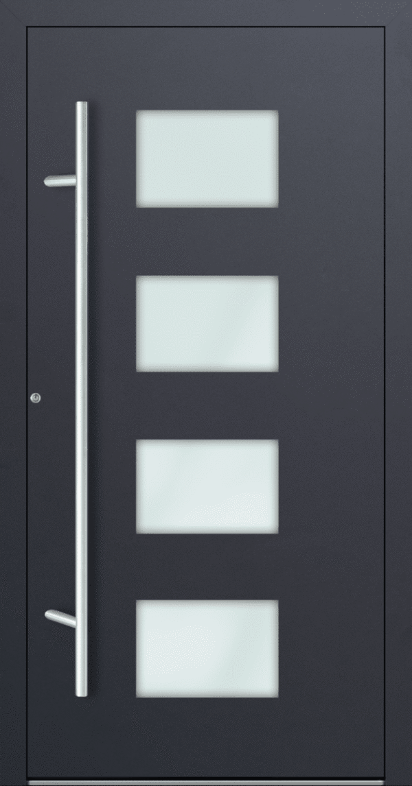Premium Aluminium Haustür FM75 Modell 211
