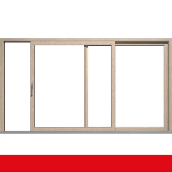 Hebe- Schiebetür Kunststoff Sheffield Oak Light beidseitig