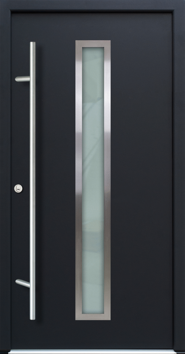 Aluminium Nebeneinganstür Modell ATU-56