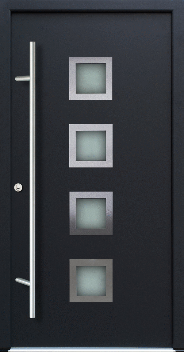 FM AC68 Aluminium Energiespar Haustür Modell 13