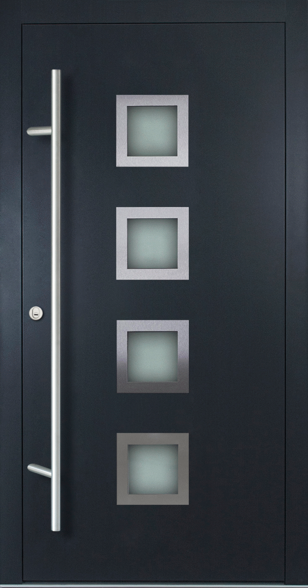 Aluminium Energiespar Haustür FM68 Modell 13
