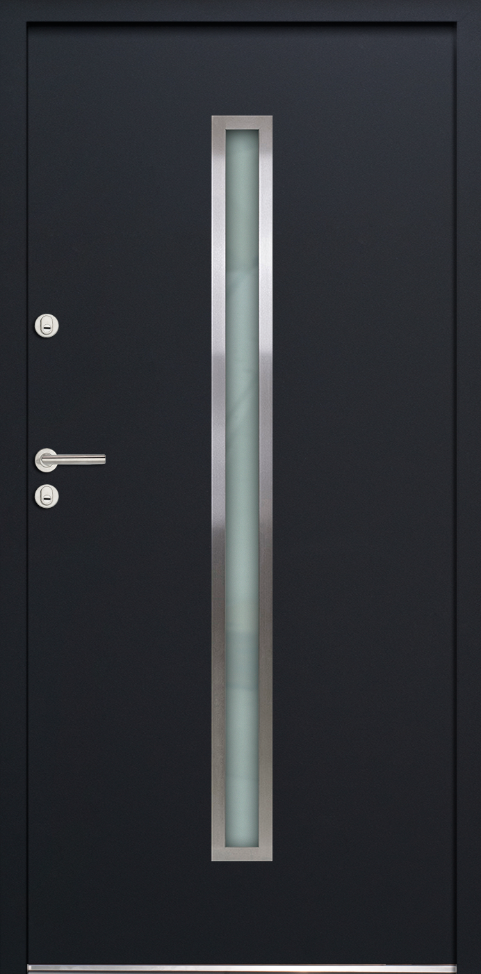 FM ECO68 Stahl-Nebeneingangstür Modell 01