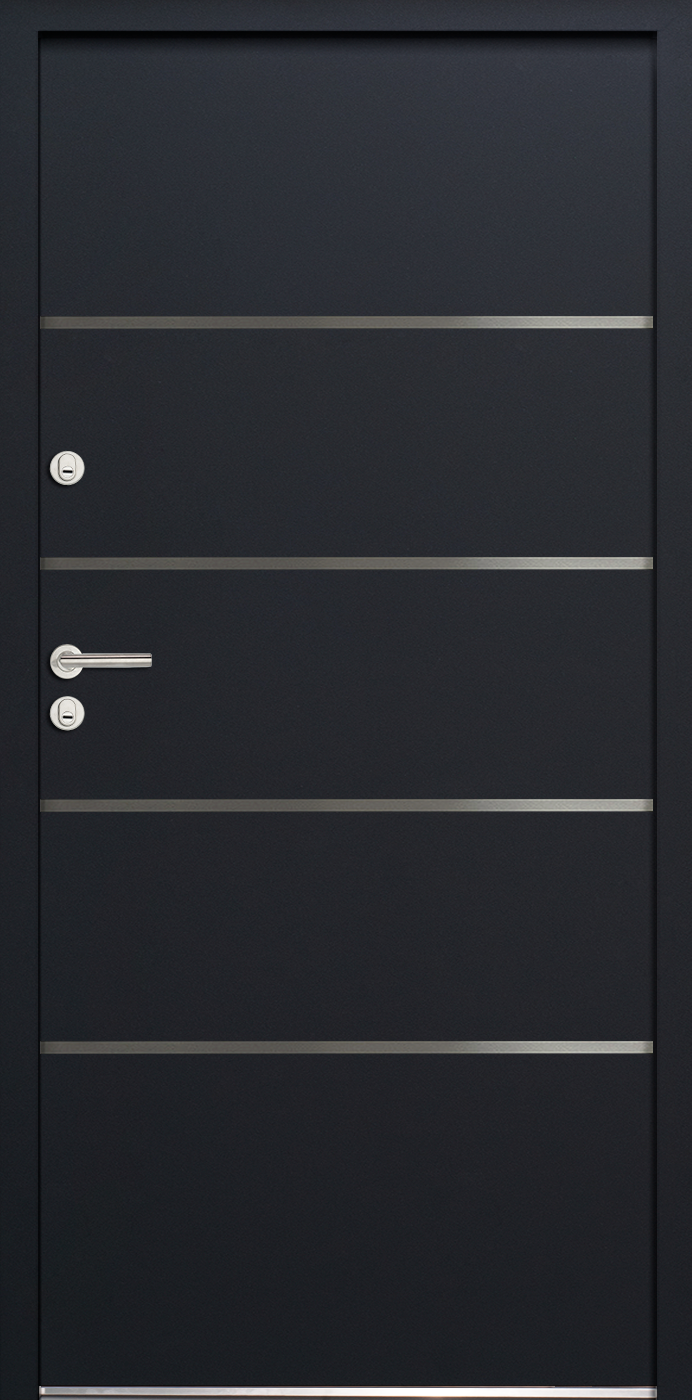 FM ECO68 Stahl-Nebeneingangstür Modell 02