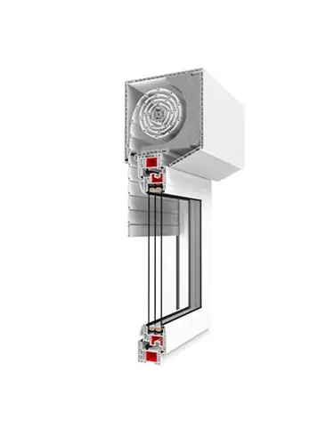 Fenstermaxx24 Österreich, Online Fenster Konfigurator, Aufsatzrollladen, weißer Hintergrund