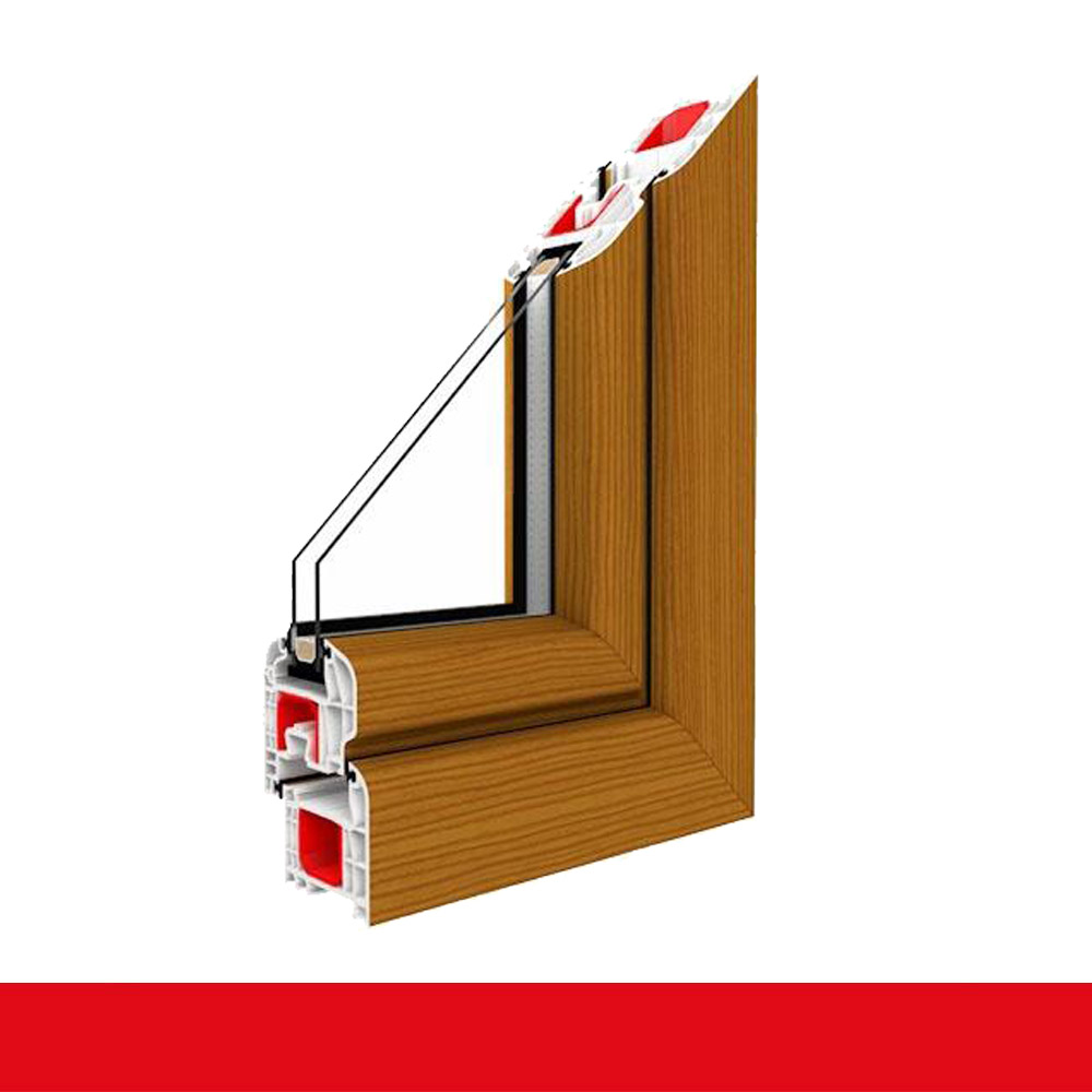 Balkonfenster Bergkiefer - 2-fach / 3-fach Festverglasung Balkon Fenster Fest