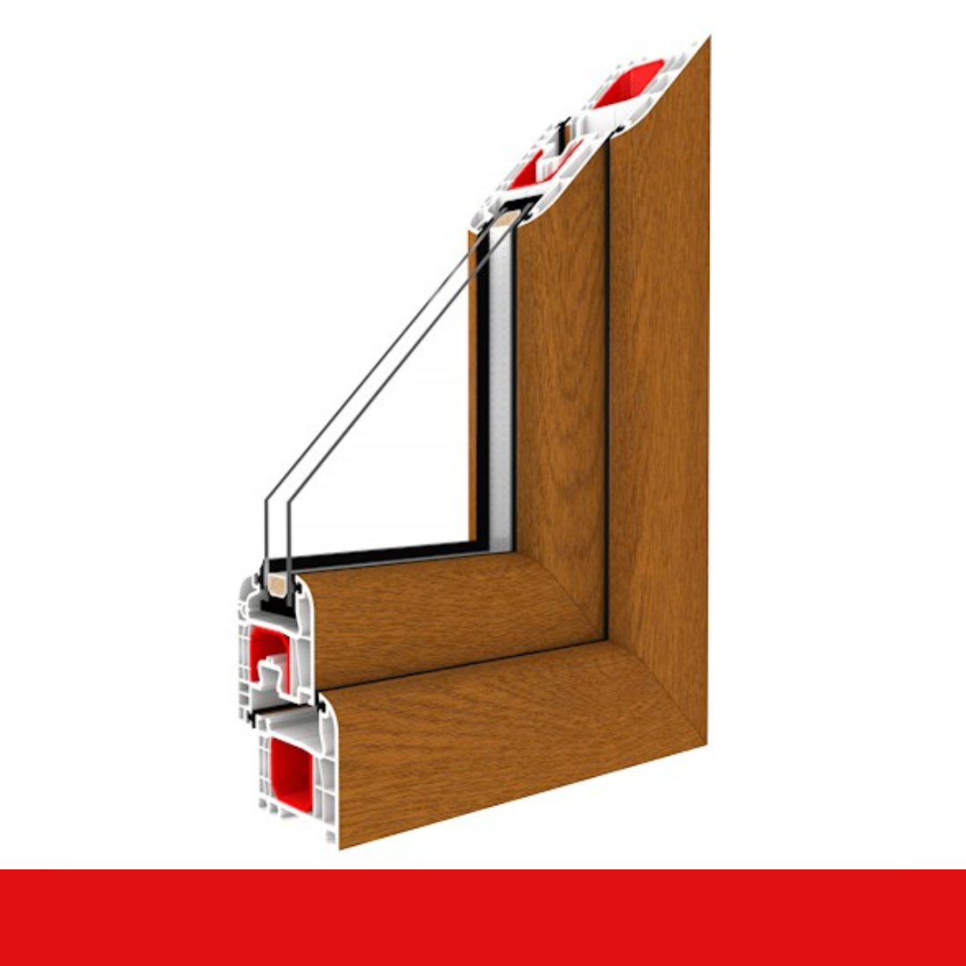 Wintergartenfenster Golden Oak - Dreh-Kipp Fenster 2-fach / 3-fach Glas