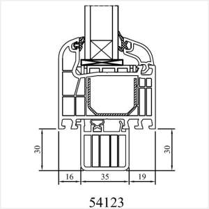 Fenstermaxx24 – Iglo 5 Bankanschlussprofil 30 mm mit Dichtung