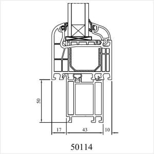 Fenstermaxx24 – Iglo 5 Bankanschlussprofil 50 mm