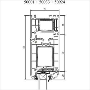 Fenstermaxx24 – Iglo 5 Haustuerfluegel als Fest