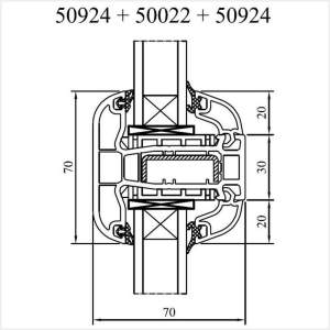 Fenstermaxx24 – Iglo 5 Kaempfer Sprosse 70 mm