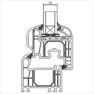 Fenstermaxx24 – Iglo 5 Verglasungsdicke 24 mm