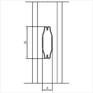 Fenstermaxx24 – Innenliegende Sprosse 26 mm