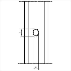 Fenstermaxx24 – Innenliegende Sprosse 8 mm