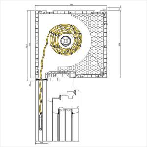 Fenstermaxx24 – Aufsatzrollladen 225 mm mit Holzfensterprofil Softline 88