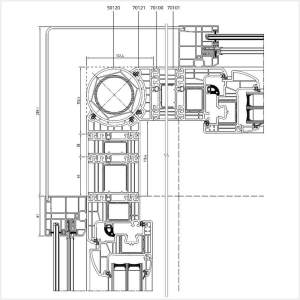 Fenstermaxx24 – Fuehrungsschiene Insektenschutz mit variablen Eckverbinder 90° 1