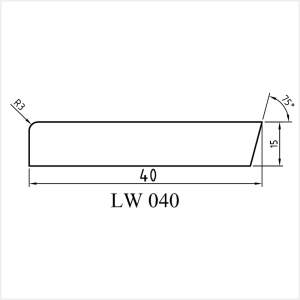 Fenstermaxx24 – Holz Abschlussleisten 40 mm