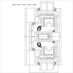Fenstermaxx24 – Iglo Energy Classic Pfosten mit Fluegel