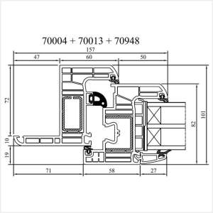 Fenstermaxx24 – Iglo Energy Classic Renovationsrahmen 47 mm mit Fluegel