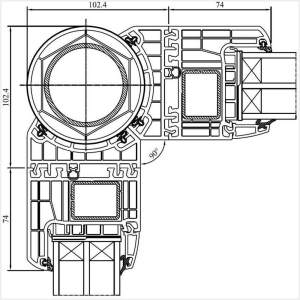 Fenstermaxx24 – Iglo Energy Eckkopplung Variabel 90° 3