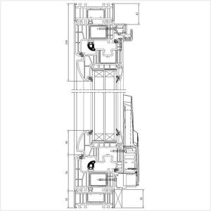 Fenstermaxx24 – Iglo Energy Parallel Schiebe Kipp Tuer 35 mm Rahmenverbreiterung
