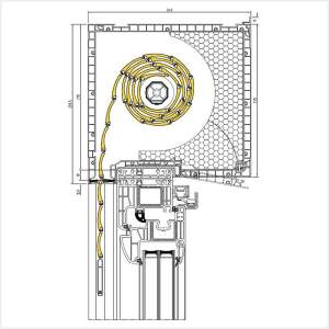 Fenstermaxx24 – Iglo Energy Parallel Schiebe Kipp Tuer Aufsatzrollladen