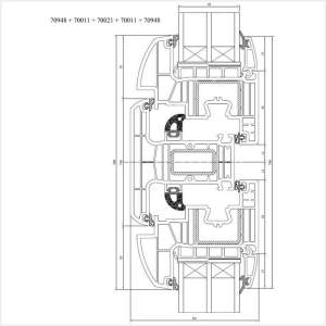 Fenstermaxx24 – Iglo Energy Pfosten mit Fluegel