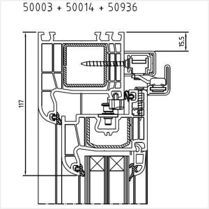 Fenstermaxx24 – Iglo Light Parallel Schiebe Kipp Tuer oben