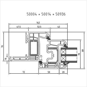 Fenstermaxx24 – Iglo Light Renovationsrahmen 41 mm mit Fluegel