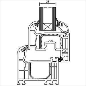 Fenstermaxx24 – Iglo Light Verglasungsdicke 28 mm